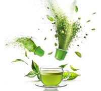 Goodwei BIO Capsule Tè Matcha Ceremoniale compatibile con Nespresso®* | 20 pezzi | Tè verde biologico in polvere