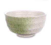 Goodwei Ciotola Matcha tradizionale Chawan in Ceramica, 180 ml | Tazza da tè realizzata a mano (Shiro)