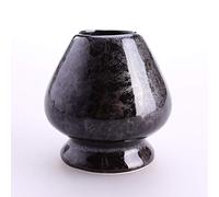 Goodwei Porta Frusta in Ceramica Chasentate - Supporto per Frusta Matcha | Accessori per la cerimonia del tè (Tetsu)