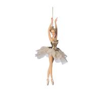 Goodwill Addobbo Natalizio Ballerina danzatrice da Appendere all'albero di Natale in Resina H19 cm 3 Varianti(1pz) B