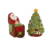Goodwill Babbo Natale e albero di Natale festivo sale e pepe vasi