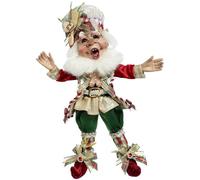 Goodwill Mark Roberts Statuina Elfo Cuoco in Resina, Realizzata a Mano H28 cm