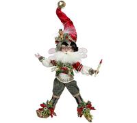 Goodwill Mark Roberts Statuina Elfo Toymaker in Resina, Realizzata a Mano 15xH33 cm