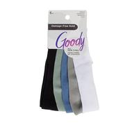 GOODY Basic Head Wraps - 6 ct, Cool Tones, Damage-Free Hold, All-Day Comfort, Soft & Stretchy Head Wraps for Women & Men, Secure Grip Headwear for All Occasions, All Hair Types