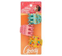 Goody Classics - Confezione da 3 fermagli per artigli, Disney Princess, Moana, ideali per tirare facilmente i capelli, accessori per capelli senza dolore per donne, uomini, ragazzi e ragazze