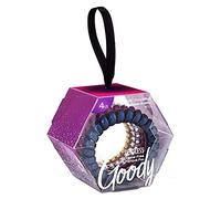 Goody Holiday Ball Coils - 4 fasce per capelli assortiti per uomini, donne, ragazzi e ragazze per acconciare con facilità e mantenere i capelli al sicuro, per tutti i tipi di capelli