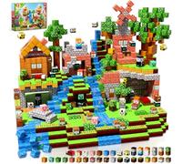 Goody King Blocchi Magnetici 300 Pezzi - Tema Biblioteca nella Foresta con Animali e Strada - Gioco di Costruzioni Magnetiche per Bambini- Giocattolo Montessori 3-9 Anni - Regalo STEM per Bambini