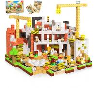 Goody King Costruzioni Magnetiche per Bambini 200 Pezzi Cantiere - Città in Costruzione Creativa con Veicoli e Segnali, Giocattolo Educativo con Magnetic Blocks Regalo per Bambini 4-12 Anni