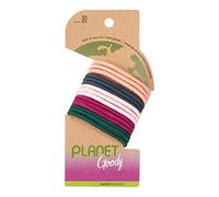 Goody Planet GOODY Ouchless - Elastici per capelli spessi, 30 pezzi, misti, da medi a spessi, in bambù, elastico ed ecologico, accessori per capelli per donne e ragazze