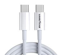 Goodyear 1 Cavo USB-C a USB-C 3.0, 100cm, per IPhone 16/Plus/Pro/Max,15/Plus/Pro/Max,iPad Pro Air,MacBook,Galaxy S24/S23/S22/A54,Redmi,Pixel 9/9 Pro/9 ProXL/8, PS5, Ricarica/Sincronizzazione Dati
