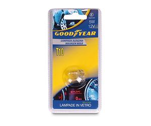 Goodyear 77029 Set di 2 Lampadine Micro T10 5W, 12V, per Indicatori di Direzione e Posizione Auto