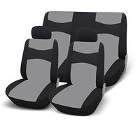 GoodYear 77124 GREY Set Completo Fodere per Auto Speed Up 2, Nero/Grigio, Universale