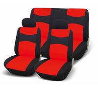 GoodYear 77124 RED Set Completo Fodere per Auto Speed Up 2, Nero/Rosso, Universale