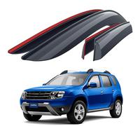 Goodyear Adesivo Deflettori antiturbo Compatibile con Dacia Duster 2010-2017 (I) - Accessori Auto -Deflettori finestrini - Deflettore Aria Auto - Protezione Meteo - Facilità di Installazione - 4Pz