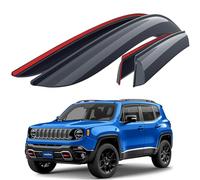 Goodyear Adesivo Deflettori antiturbo compatibile con Jeep Renegade 2014-2026 SUV - Accessori auto - Deflettori finestrini - Deflettore aria auto - Protezione meteo - Facilità di installazione - 4Pz B