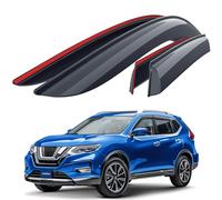 Goodyear Adesivo Deflettori antiturbo compatibile con Nissan X-Trail 2014-2021 (III) - Accessori auto -Deflettori finestrini - Deflettore aria auto - Protezione meteo - Facilità di installazione - 4Pz