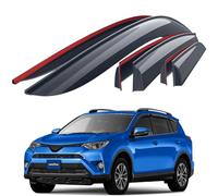 Goodyear Adesivo Deflettori antiturbo Compatibile con Toyota RAV4 2013-2018 IV - Accessori Auto - Deflettori finestrini - Deflettore Aria Auto - Protezione Meteo - Facilità di Installazione - 6Pz B