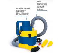 Goodyear Bidone Aspiratutto Auto 120w 12v Presa con Funzione Gonfiaggio/Aspiraz.