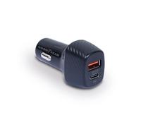 Goodyear Caricatore 1 USB Q.C 3.0 e 1 USB-C PD20W, Ricarica Veloce Cellulare, Presa Accendisigari per Auto, 2 Porte USB/USB-C
