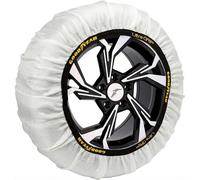 Goodyear, Catene da Neve in Tessuto Ultra GRIP Taglia M, Set 2 Pezzi, Montaggio Rapido Senza Vibrazioni per Cerchi in Lega, Omologate EN 16662-1, Sicurezza e Trazione su Ghiaccio