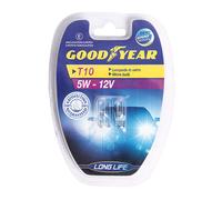 GOODYEAR Coppia Lampada Lampadina MICRO per Indicatori Frecce Auto 12V T10 5W