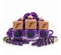 Goodyear Deodorante Auto Lavanda 10 ml, Tappo in Legno, Fragranza Duratura, 3 Pezzi