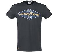 Goodyear Fashion Maglietta da Uomo East Lake, Uomo, T-Shirt, 400001, Grigio Cemento, L