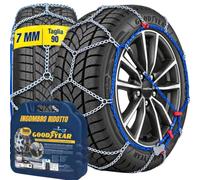 Catene da Neve Veicoli ingombri Ridotti 205/65-15 in Acciaio 7mm Mis.90 Goodyear