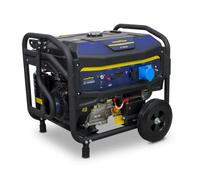 Goodyear Generatore elettrico benzina 8.000 W. 230 V tensione nominale 2 spine. Motore 4 tempi OHV. Avviamento Elettrico-Manuale. Regolatore automatico tensione AVR. Serbatoio Benzina 30 L