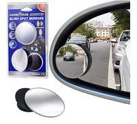 Goodyear GY905512 - Bastone Regolabile per Punti ciechi, Girevole a 360°, Protegge Le Ruote in Lega, Protezione dai Danni, Facile parcheggio, Specchio Covex per Auto, SUV, Camion, Confezione da 2