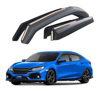 Goodyear Incasso Deflettori antiturbo Compatibile con Honda Civic 16-21 Hatchback X- Accessori Auto - Deflettori finestrini - Deflettore Aria Auto - Protezione Meteo - Facilità di installazione-4Pz B