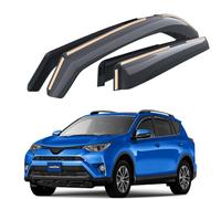 Goodyear Incasso Deflettori antiturbo Compatibile con Toyota RAV4 2013-2019 (MK4) - Accessori auto - Deflettori finestrini - Deflettore aria auto - Protezione meteo - Facilità di installazione -4 Pz