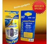 GOODYEAR Lampada Lampadina Alogena H7 12V 55W 3000K per Fari + 70% Luminosita'