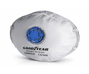 Goodyear Mascherina Protettiva FFP3 con valvola MOD. G122/IN93V Lavoro