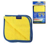 Goodyear Panno in microfibra appositamente progettato per lucidare e lucidare il vostro veicolo. Finitura showroom. La microfibra attira più sporco rispetto ai normali panni. Lavabile in lavatrice