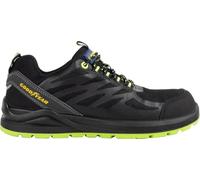 Scarpe antinfortunistiche metal-free blackbat TG. 42 nero e verde GOODYEAR