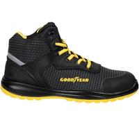 Goodyear Scarpe antinfortunistiche traspiranti nere, sicurezza sul lavoro,modello alto, categoria S3 - taglia 42