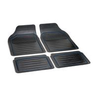 GOODYEAR SET 4 PEZZI TAPPETINI UNIVERSALI SAGOMABILI IN GOMMA NERI BLU PERFECT