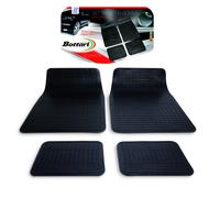 GOODYEAR SET 4 PEZZI TAPPETINI UNIVERSALI SAGOMABILI IN GOMMA NERI MOD. SCORPION