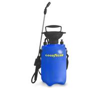 GoodYear - Spruzzatore a pressione manuale, 5 litri, ugello in ottone regolabile, 2 bar, spruzzatore multiuso per giardino, frutteto, pulizia e uso domestico