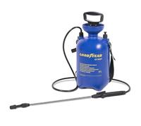 GoodYear - Polverizzatore manuale a pressione 5L, pompa a due dosi per giardino con lancia regolabile e autobus polivalente, ideale diserbante, incisioni, trattamento piante