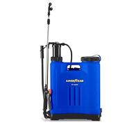 Goodyear - Spruzzatore manuale a zaino da 16 litri, lancia in acciaio inossidabile, pressione di esercizio 1,4-2 bar, cinghie regolabili, ugello ad alta precisione, per erbicidi e fertilizzanti