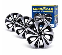 Goodyear SR Copricerchi Savona 13" Bicolor - Set 4 Pezzi - Copri Ruota Universali - Design Moderno - Facili da Installare