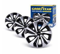 Goodyear SR Copricerchi Savona 14" Bicolor - Set 4 Pezzi - Copri Ruota Universali - Design Moderno - Montaggio Facile