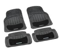 Goodyear 77136 Set Tappeti Auto in Gomma e Moquette, Universali e Sagomabili, Nero
