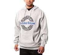 Goodyear Workwear - Felpa con cappuccio da uomo, con stampa grafica termica e tasche a marsupio