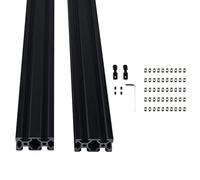 GooEquip 2 pezzi 500 mm V-Slot 2040 profilo in alluminio estrusione profilo in alluminio anodizzato guida lineare per stampante 3D e macchina per incisione laser CNC fai da te