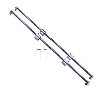GooEquip 2 pezzi albero lineare Ø 20 mm 1200 mm guida lineare orizzontale albero di precisione cuscinetto lineare + 4 blocchi di cuscinetti SCS20UU + 4 supporti SK20, set di guide per stampanti 3D CNC
