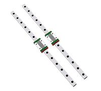 GooEquip MGN12H Mini guida lineare 250 mm 300 mm 350 mm 400 mm 450 mm 500 mm 550 mm 600 mm 800 mm 1000 mm con blocco di carrello MGN12H per stampanti 3D fai da te e macchine CNC XYZ (500 mm, binario +