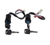 GOOFIT 2 Set interruttore chiave accensione 4 pin Serratura elettrica della porta Sostituzione Per 50cc 70cc 90cc 110cc 125cc 150cc 200cc 250cc ATV Dirt Bike Pocket Bike